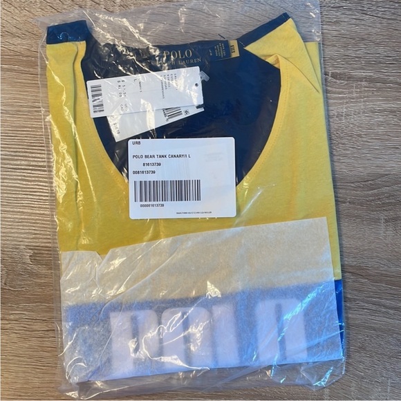 🔥 NEW with tags Polo Ralph Lauren Beach Tank Top canary yellow blue
LARGE - Picture 4 of 5